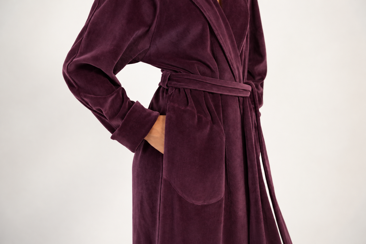 «IMPERIAL VIOLET» LONG ROBE