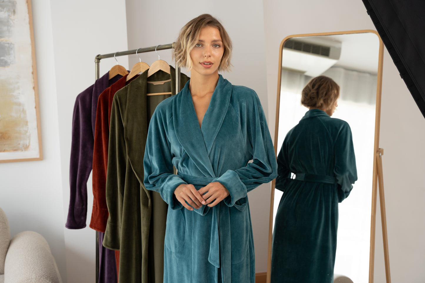 «TURQUOISE» LONG ROBE