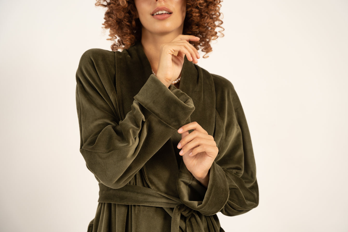 «GREEN IVI» LONG ROBE