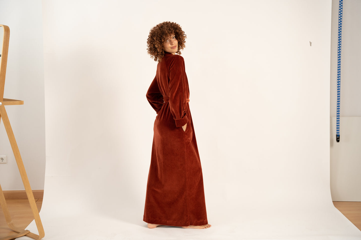 «SAFFRON» LONG ROBE