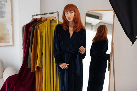 «MIDNIGHT» LONG ROBE