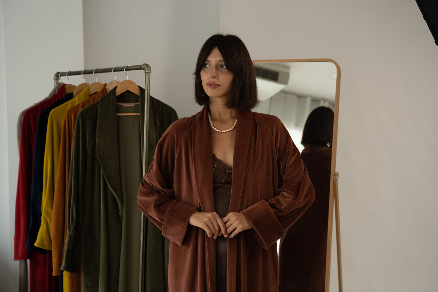 «CINNAMON» LONG ROBE