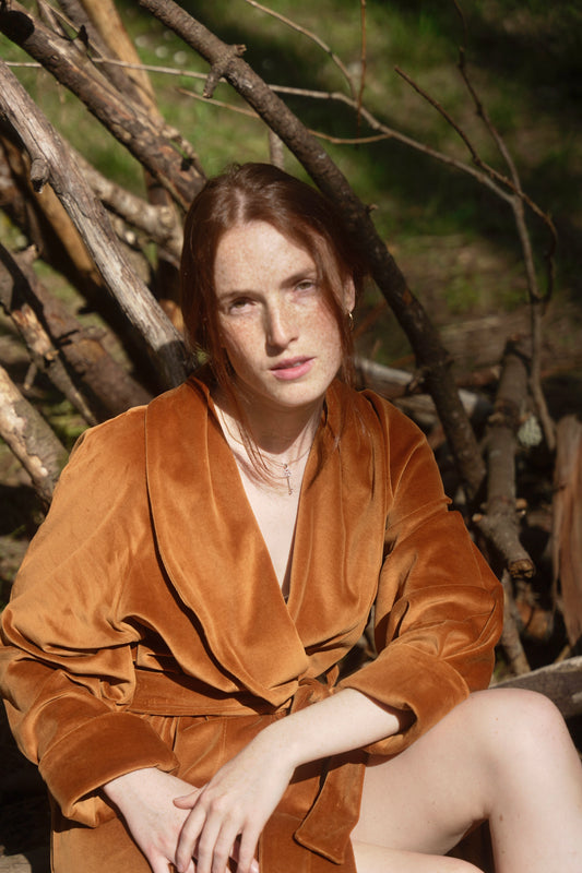 «CARAMELO» ROBE - Helena Muza