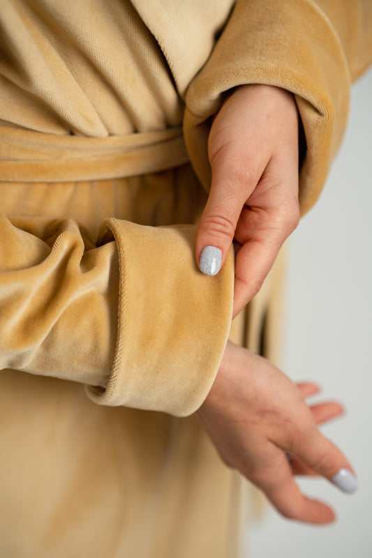 «BEIGE» ROBE - Helena Muza