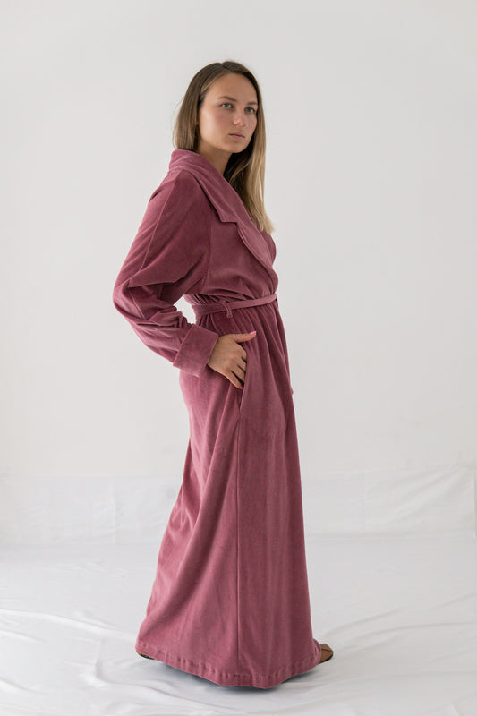 «RENAISSANCE ROSE» ROBE - Helena Muza