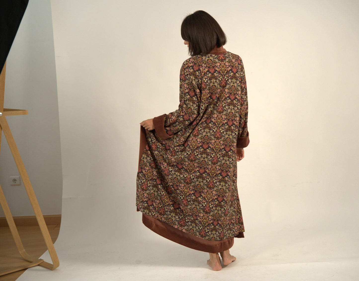 «CINNAMON Double Sided»  LONG ROBE