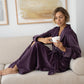 «ASHEN PLUM» LONG ROBE