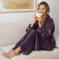 «ASHEN PLUM» LONG ROBE