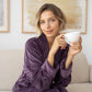«ASHEN PLUM» LONG ROBE