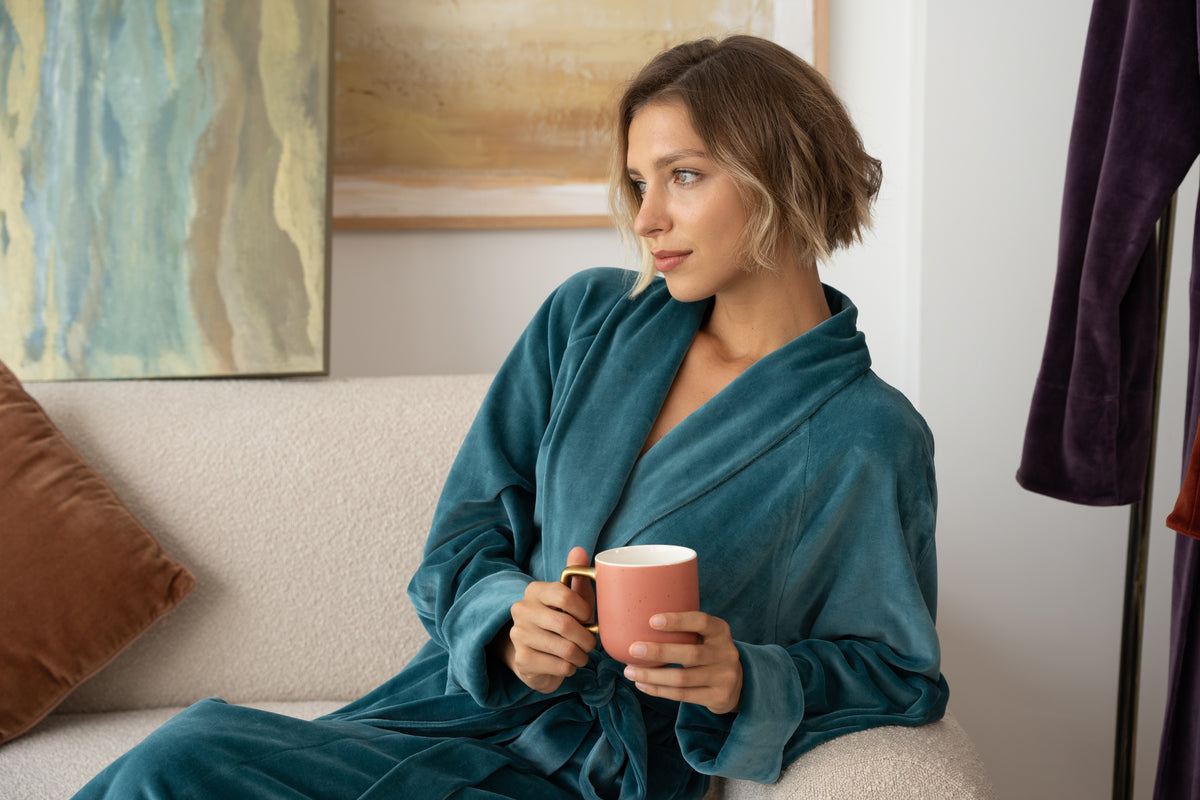 «TURQUOISE» LONG ROBE