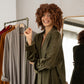 «GREEN IVI» LONG ROBE