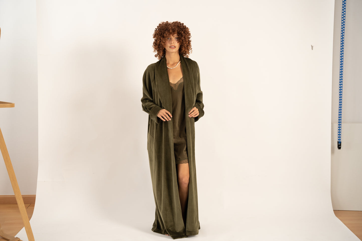«GREEN IVI» LONG ROBE