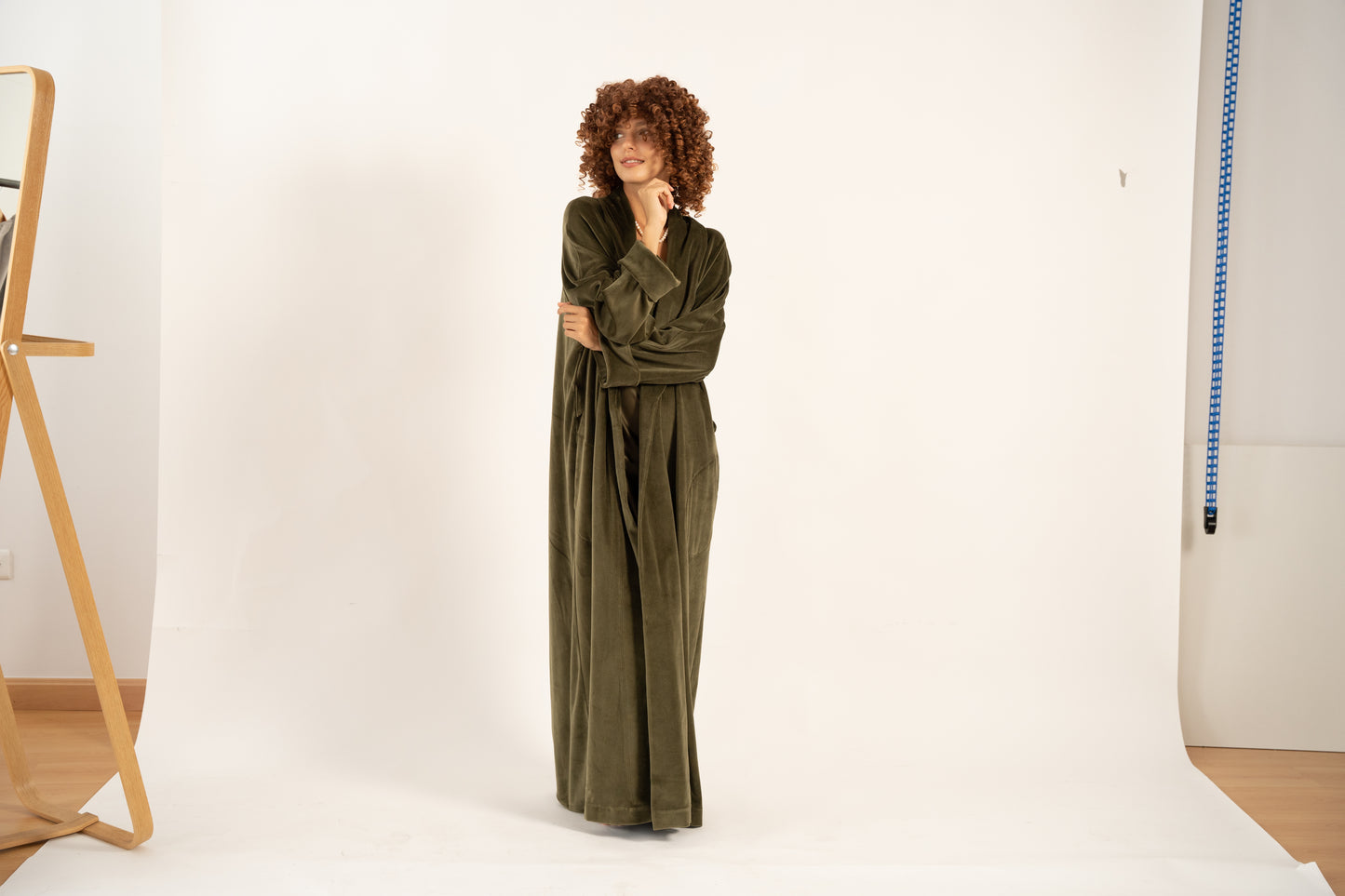 «GREEN IVI» LONG ROBE