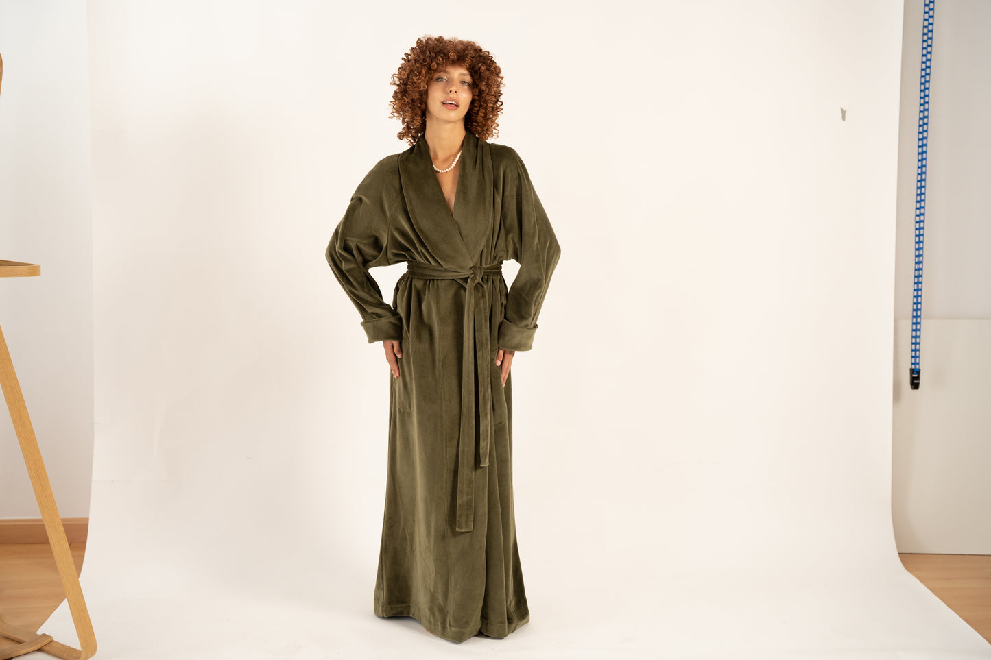 «GREEN IVI» LONG ROBE