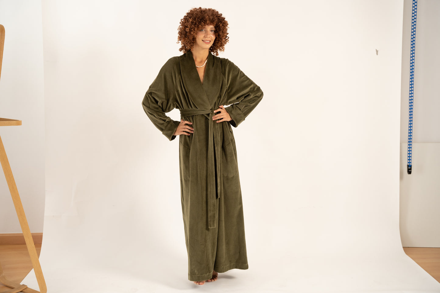 «GREEN IVI» LONG ROBE