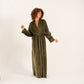 «GREEN IVI» LONG ROBE