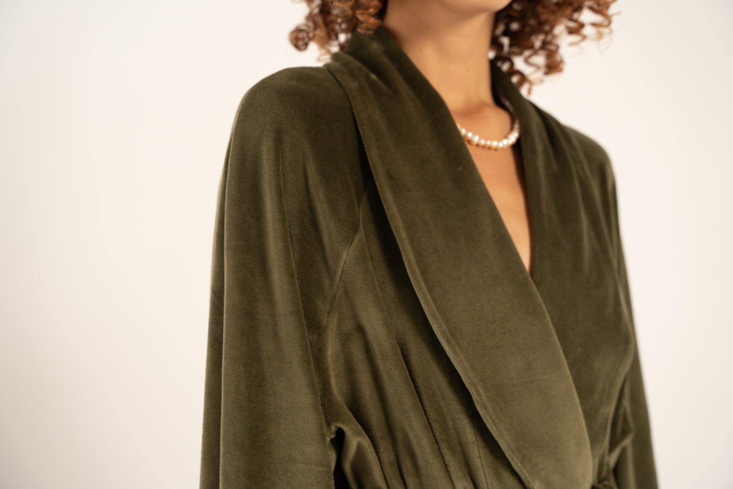 «GREEN IVI» LONG ROBE