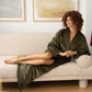 «GREEN IVI» LONG ROBE
