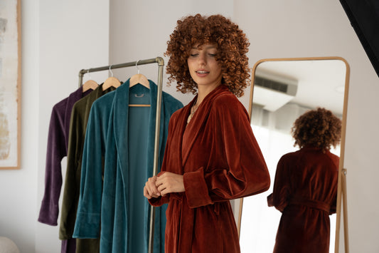 «SAFFRON» LONG ROBE