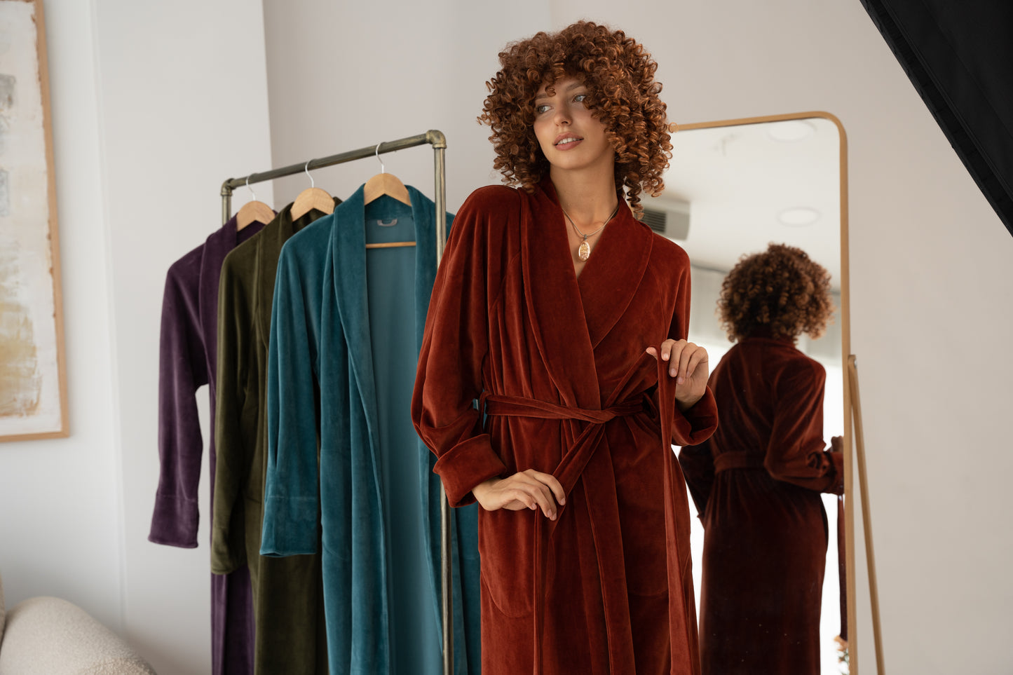 «SAFFRON» LONG ROBE