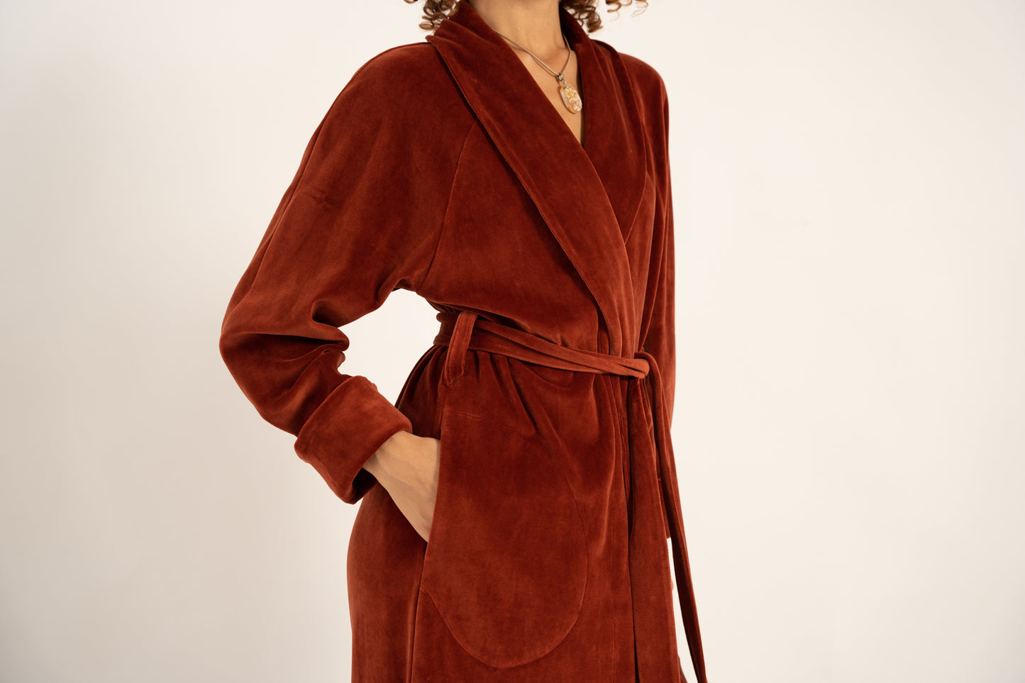 «SAFFRON» LONG ROBE