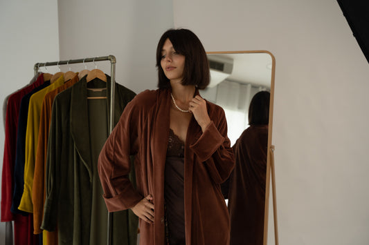 «CINNAMON» LONG ROBE