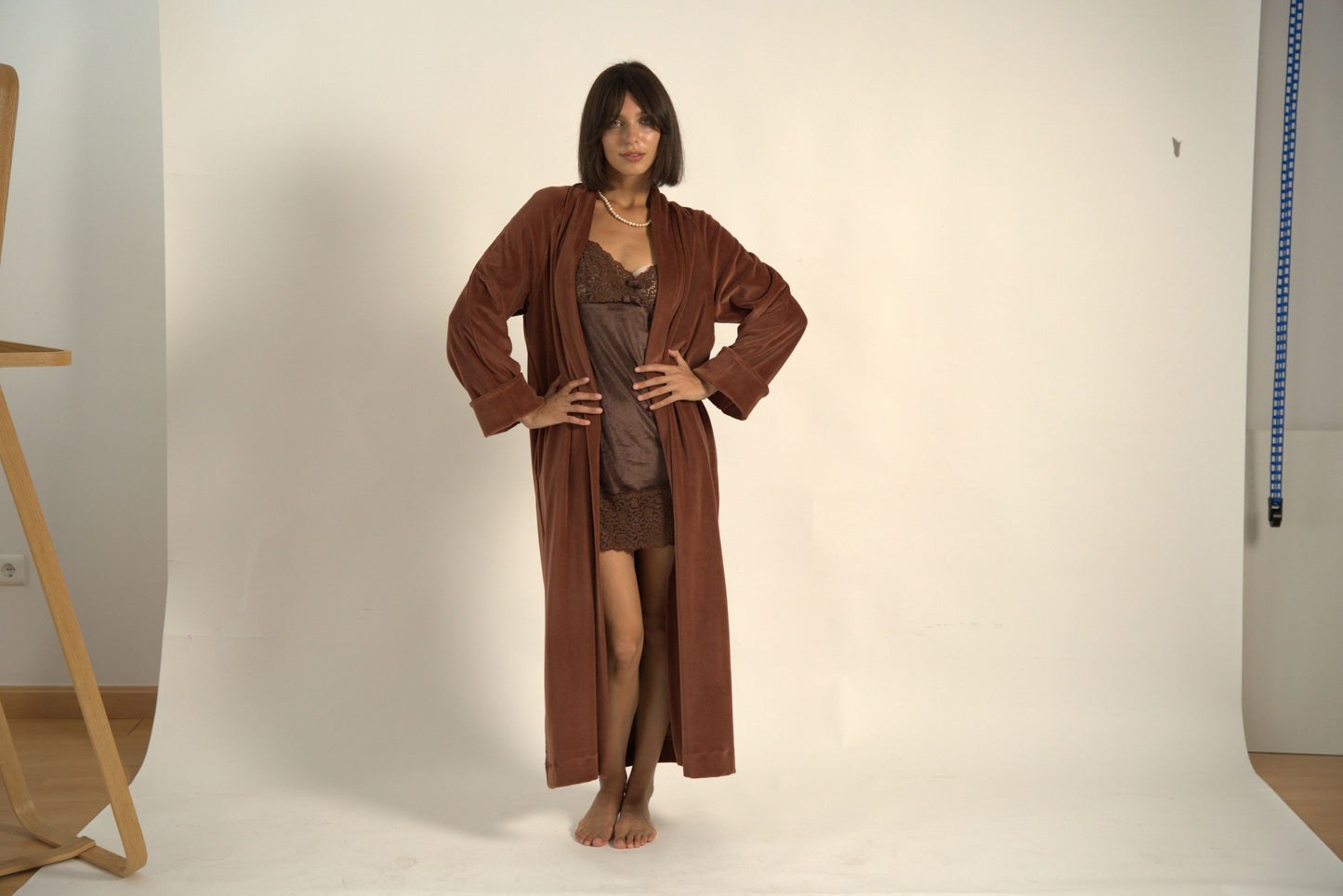 «CINNAMON» LONG ROBE