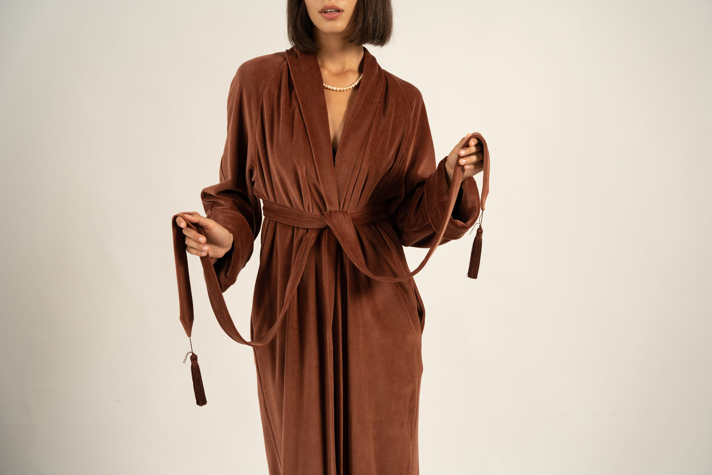 «CINNAMON» LONG ROBE