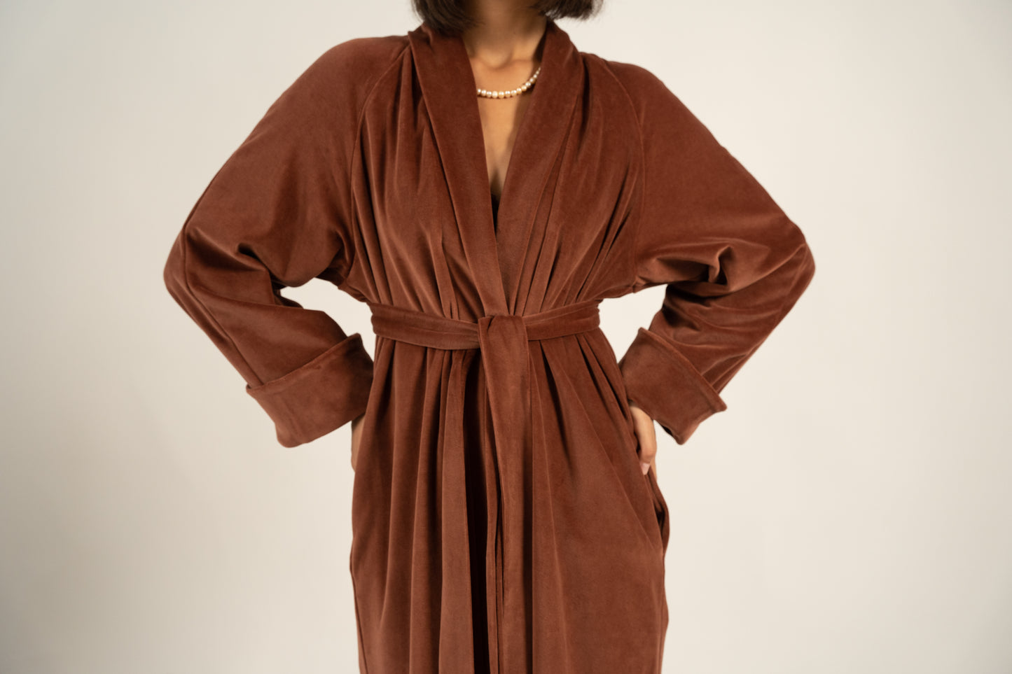 «CINNAMON» LONG ROBE