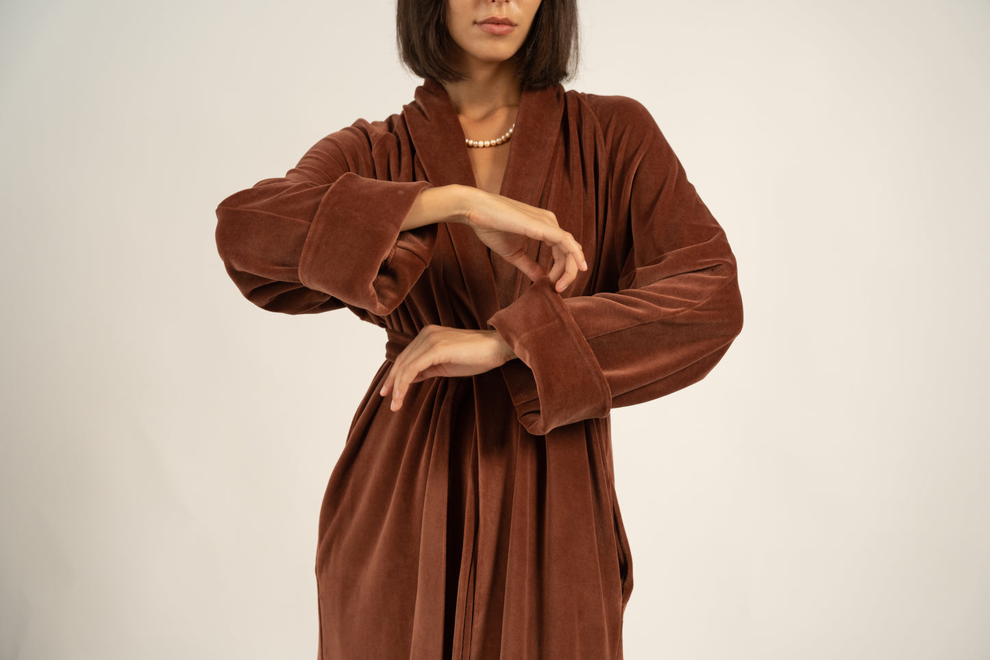 «CINNAMON» LONG ROBE