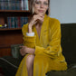 «MUSTARD» ROBE - Helena Muza