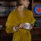 «MUSTARD» ROBE - Helena Muza