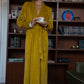 «MUSTARD» ROBE - Helena Muza