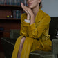 «MUSTARD» ROBE - Helena Muza