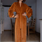 «CARAMELO» LONG ROBE bohemian style
