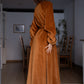«CARAMELO» LONG ROBE bohemian style