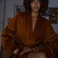 «CARAMELO» LONG ROBE bohemian style