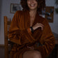 «CARAMELO» LONG ROBE bohemian style