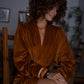 «CARAMELO» LONG ROBE bohemian style