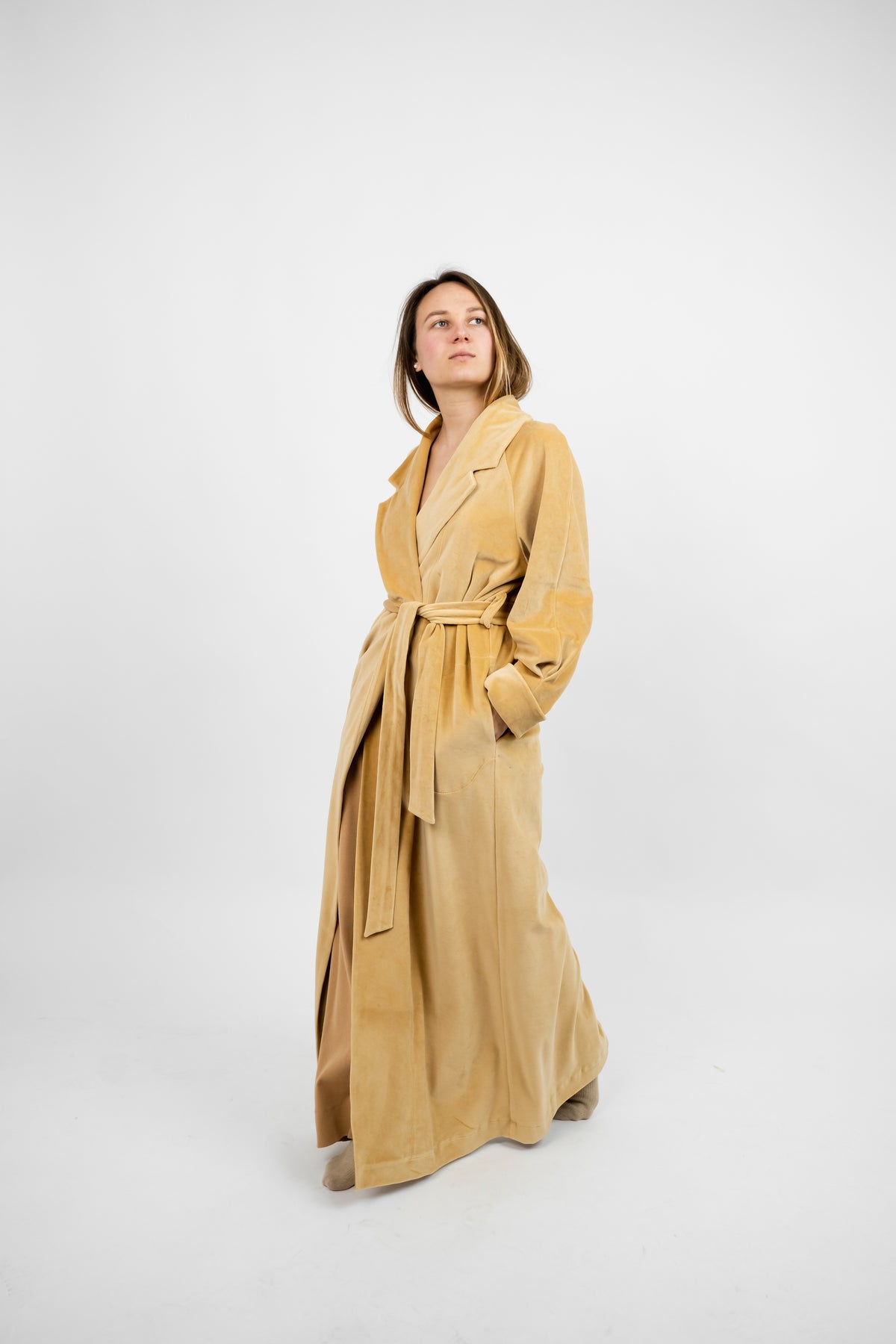 «BEIGE» ROBE - Helena Muza