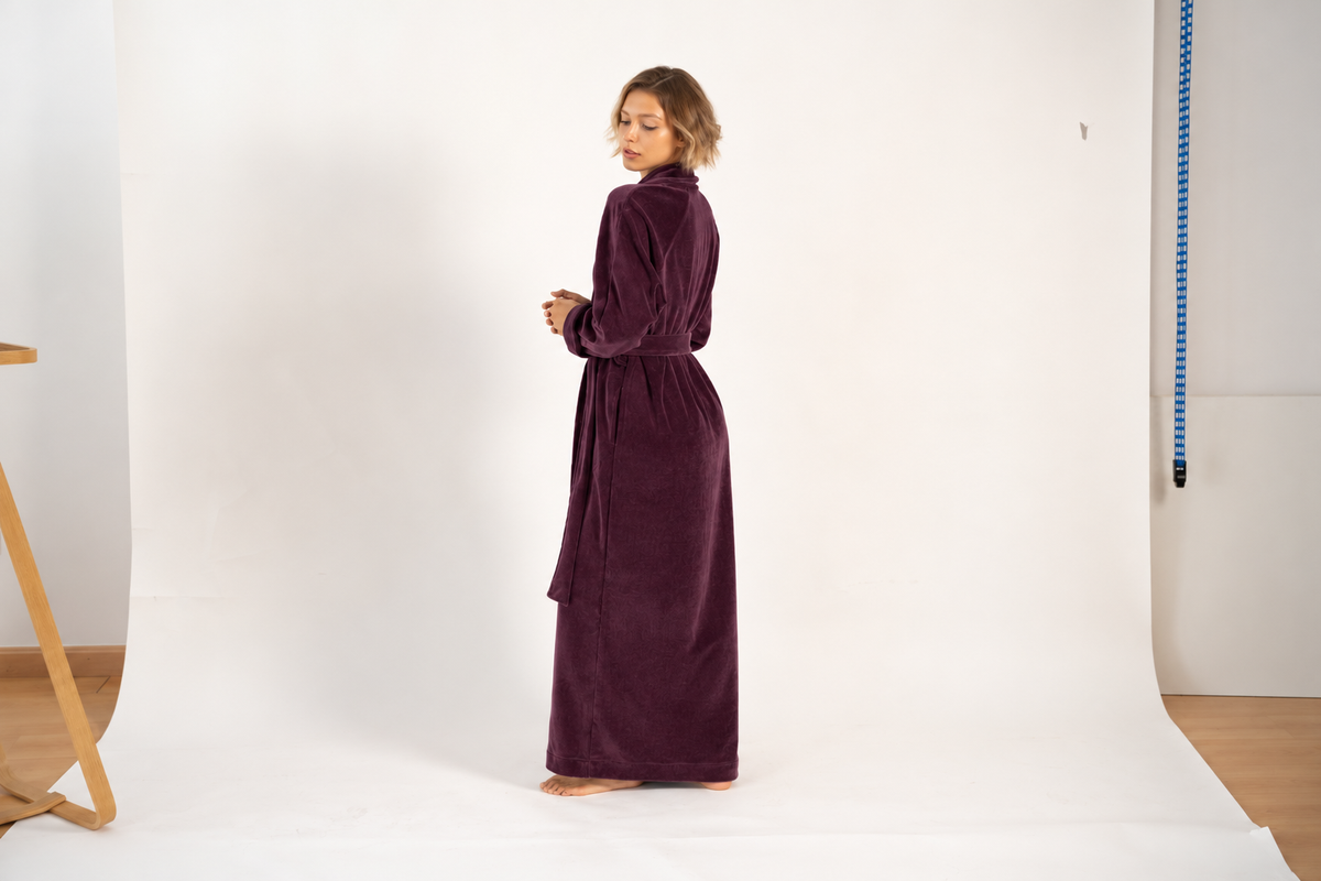 «IMPERIAL VIOLET» LONG ROBE