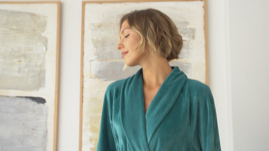 «TURQUOISE» LONG ROBE