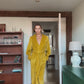 «MUSTARD» ROBE - Helena Muza