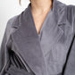 «LAVENDER-GRAY» ROBE - Helena Muza