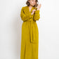 «MUSTARD» ROBE - Helena Muza