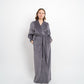 «LAVENDER-GRAY» ROBE - Helena Muza